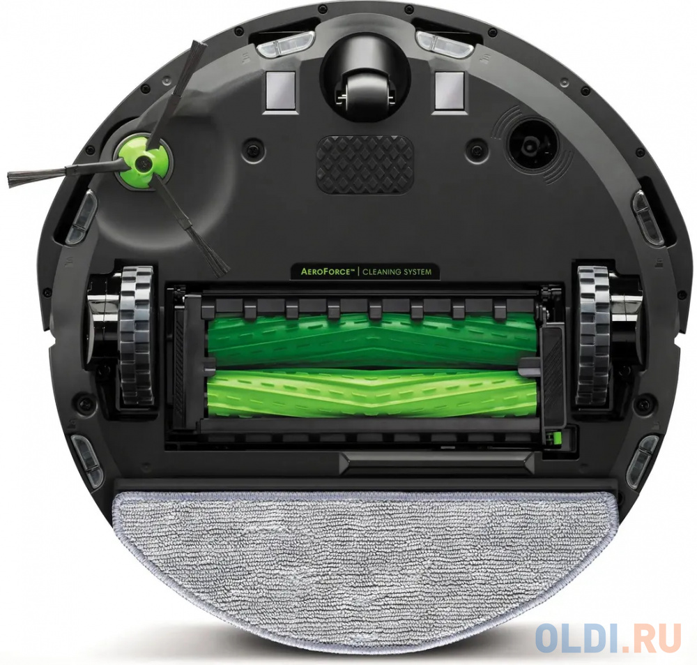 Робот-пылесос iRobot Roomba Combo  i8+, 55Вт, черный графит/черный [i857040plus_rnd]