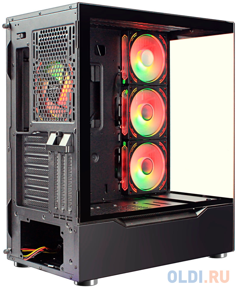 Ginzzu GL750 FAN 12MB6 RGB*4 USB3.0 CRC10