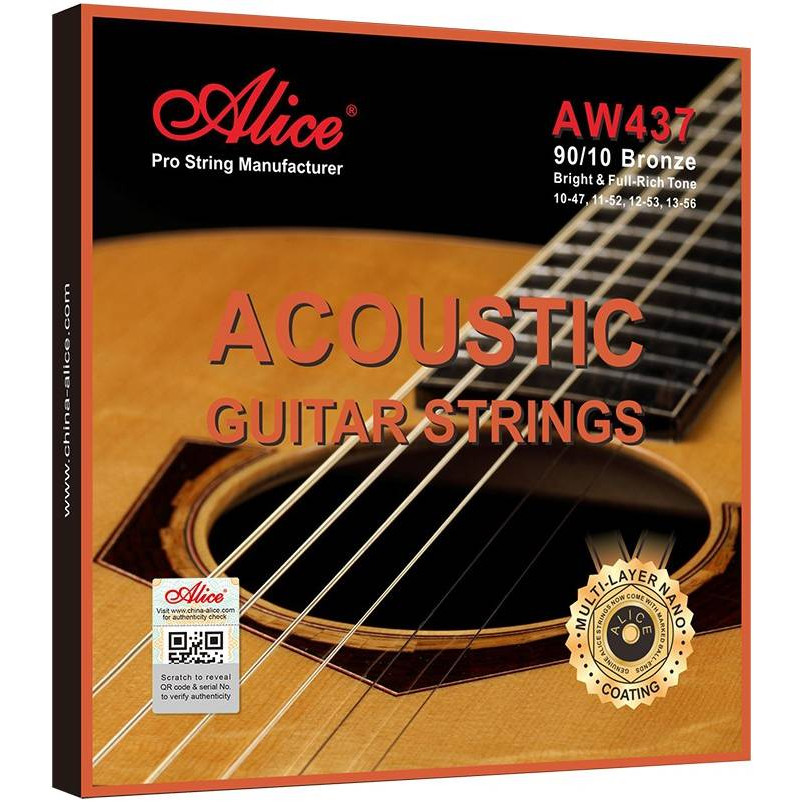 Струны ALICE AW437 -SL для акустической гитары