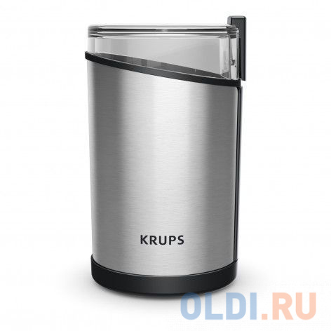 Кофемолка Krups GX204D10 200Вт сист.помол.:ротац.нож вместим.:85гр серебристый/черный в Москвe