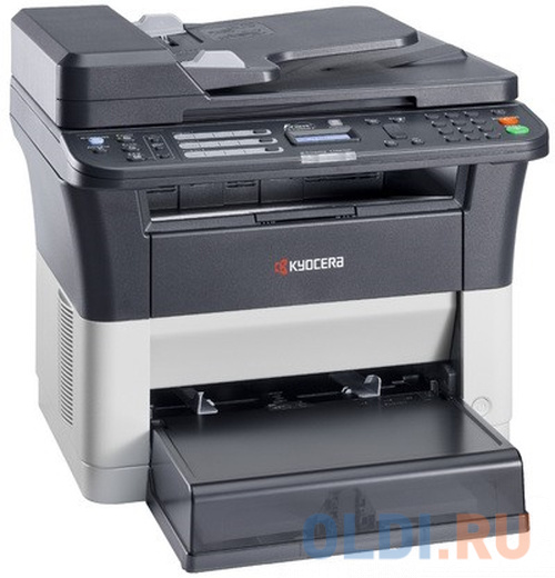 Kyocera FS-1125MFP, P/C/S/F, ч/б лазерный, A4, 25 стр/мин, 1800x600 dpi, 64 Мб, USB 2.0, Network, лоток 250 л., Duplex, автопод., старт.тонер 1000 стр в Москвe