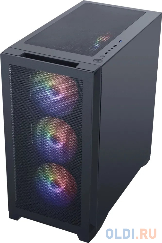 Корпус Accord AM08 черный без БП ATX 2xUSB3.0 1xUSB3.1 audio bott PSU