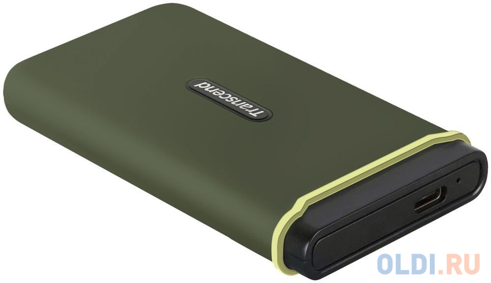 Transcend Portable SSD ESD380C, 1000GB, Type-C, USB 3.2 Gen2, R/W 2000/2000MB/s, 97x54x13mm, два кабеля в комплекте (3 года)