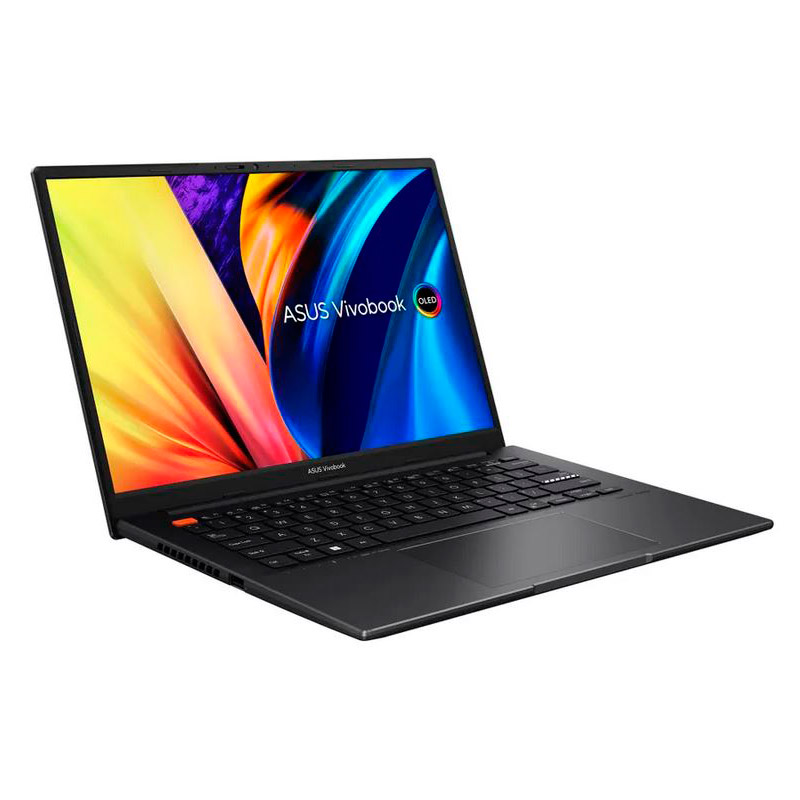 Ноутбук ASUS Vivobook S 14 OLED M3402RA-KM117 Indie Black 90NB0WH2-M004F0 (Российская клавиатура) (AMD Ryzen 7 6800HS 3.2 Ghz/16384Mb/1024Gb SSD/AMD Radeon Graphics/Wi-Fi/Bluetooth/Cam/14/2880x1800/No OS)