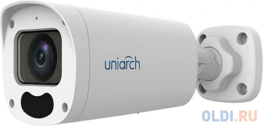 IP-камера Uniarch 4МП уличная цилиндрическая с фиксированным объективом  2.8 мм, ИК подсветка до 50 м., матрица 1/2.7&quot; CMOS