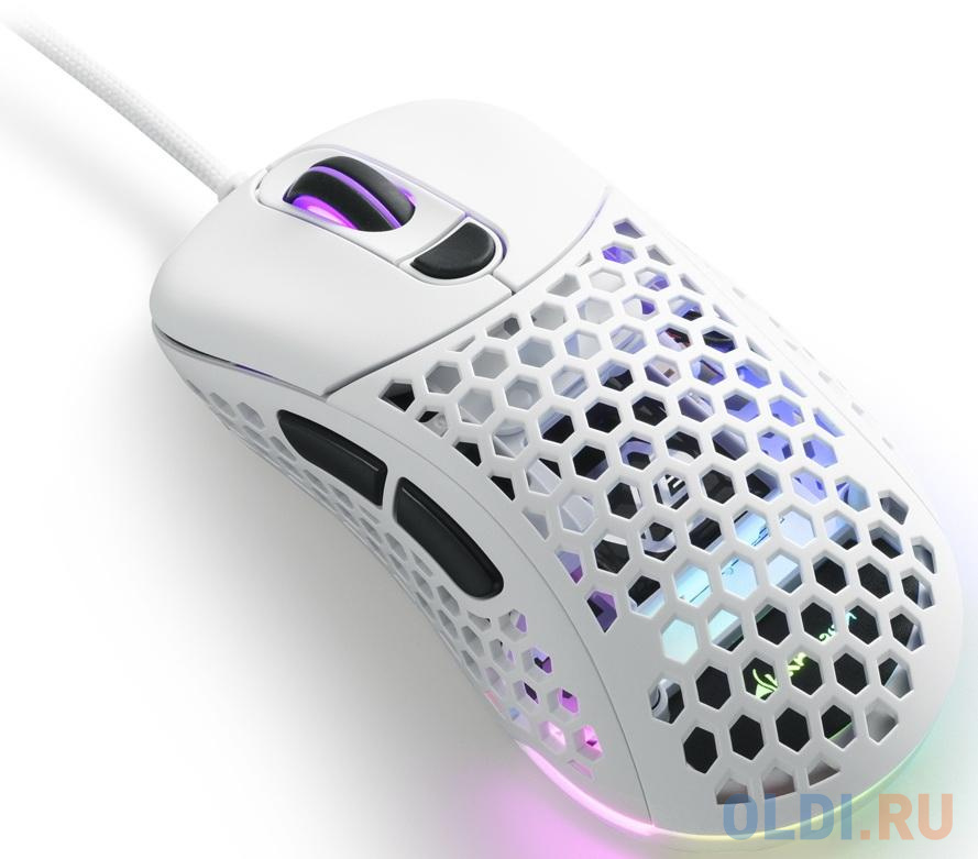 Мышь проводная Sharkoon Light2 200 белый USB