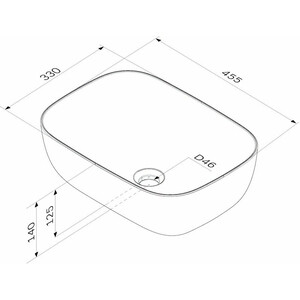 Раковина-чаша Am.Pm Func 45х33 (M8FWCC10450WG) в Москвe
