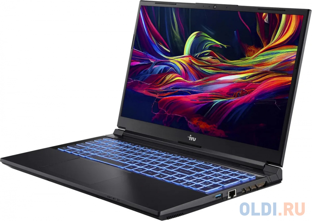 Ноутбук IRU Калибр 15ALC Core i5 12500H 32Gb SSD512Gb NVIDIA GeForce RTX 3060 6Gb 15.6" IPS FHD (1920x1080) Free DOS black WiFi BT Cam 3465mAh (1 в Москвe