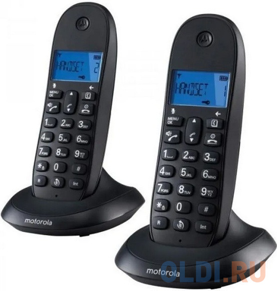 Р/Телефон Dect Motorola C1002LB+ черный