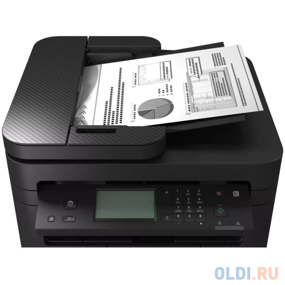 Canon i-SENSYS MF275DW (A4,Printer/Scanner/Copier/FAX/Duplex, 2400x600 dpi, Mono, 29 ppm, 256 Mb, 1200 Mhz , tray 150 pages, LCD (5 строк), USB 2.0, R