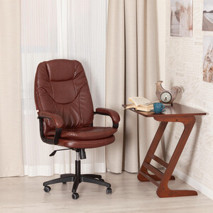 Кресло TetChair Comfort LT (22) кож/зам коричневый 2 TONE