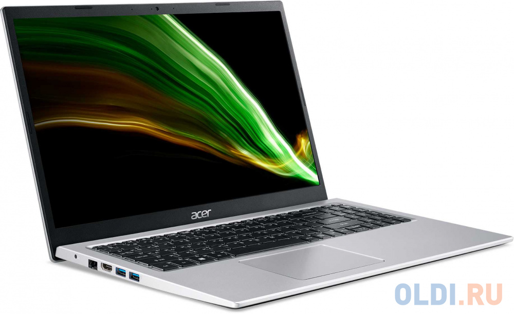 Ноутбук Acer Aspire 3 A315-58 Core i5 1135G7 8Gb SSD256Gb Intel Iris Xe graphics 15.6" TN FHD (1920x1080) noOS silver WiFi BT Cam (NX.ADDEM.00E)