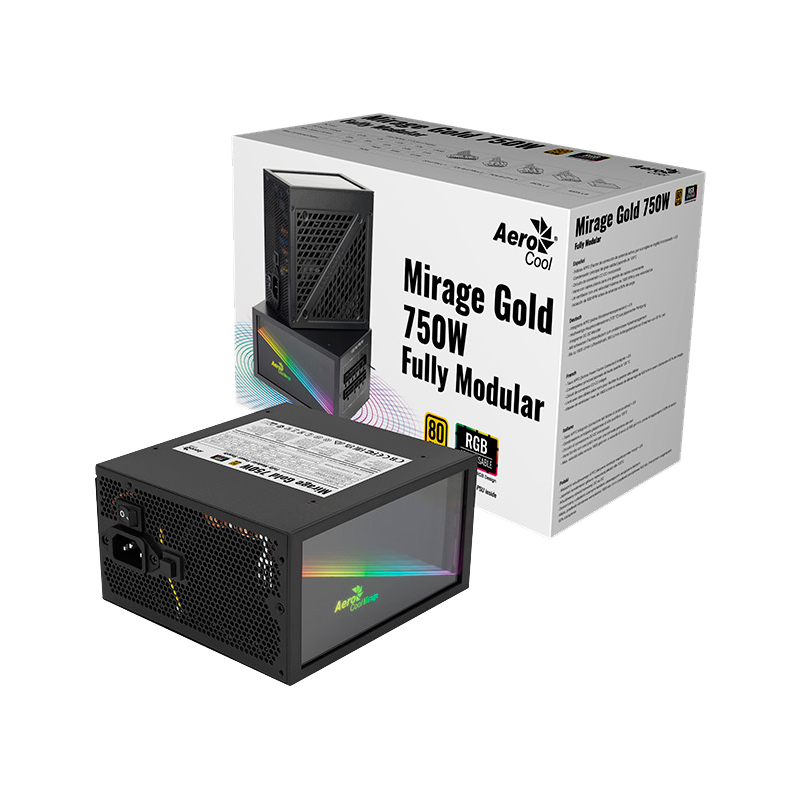 Блок питания AeroCool Mirage Gold Fully Modular 750W 4711099472598