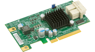 Адаптер HBA Supermicro AOC-SLG3-2E4, NVMe, 2-port (miniSAS HD), PCI-Ex8, SGL (AOC-SLG3-2E4-O)