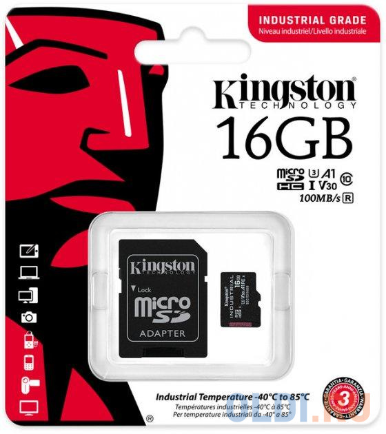 Карта памяти microSDHC 16Gb Kingston SDCIT2/16GB