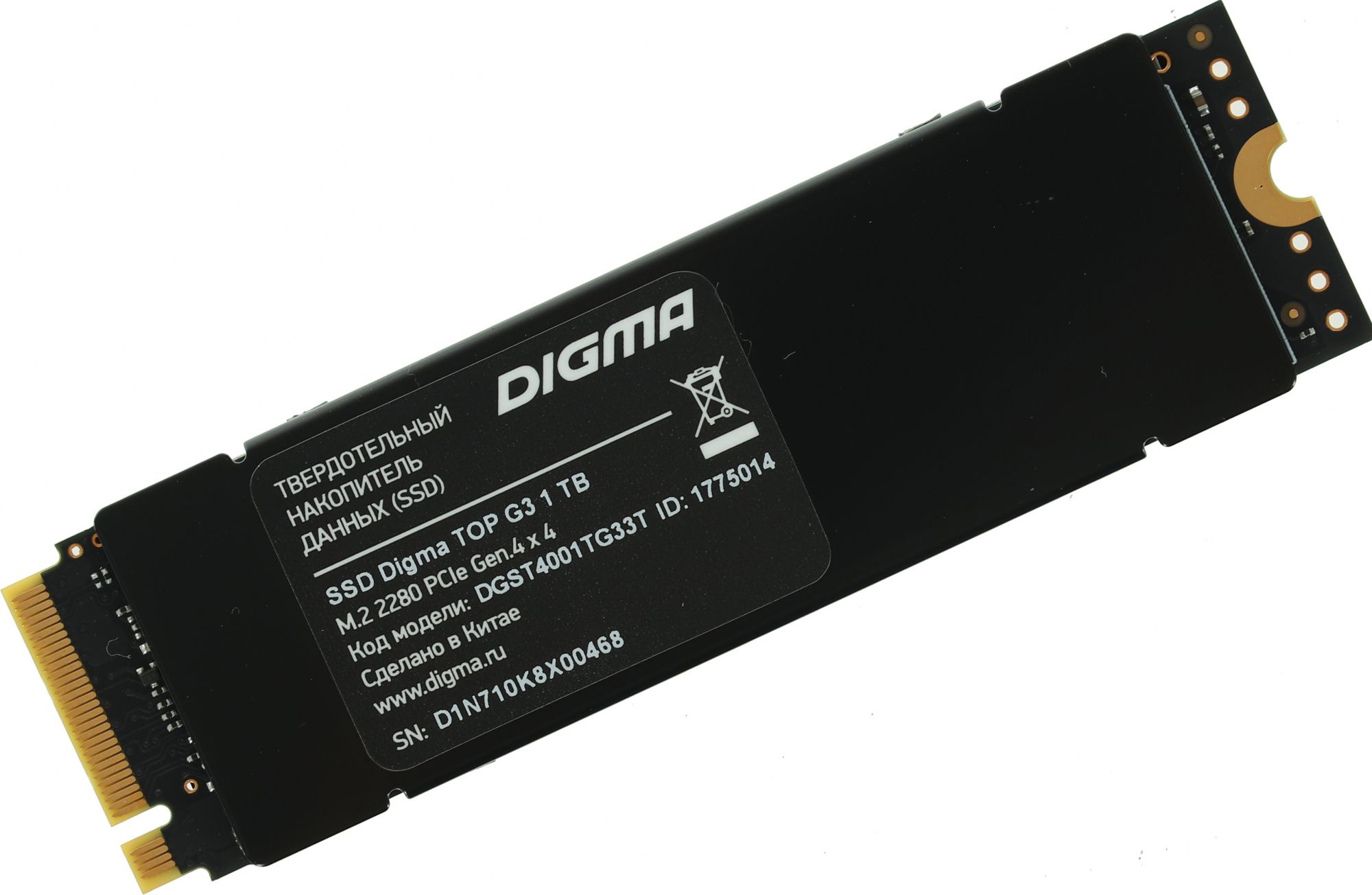 Накопитель SSD Digma 1Tb (DGST4001TG33T) в Москвe