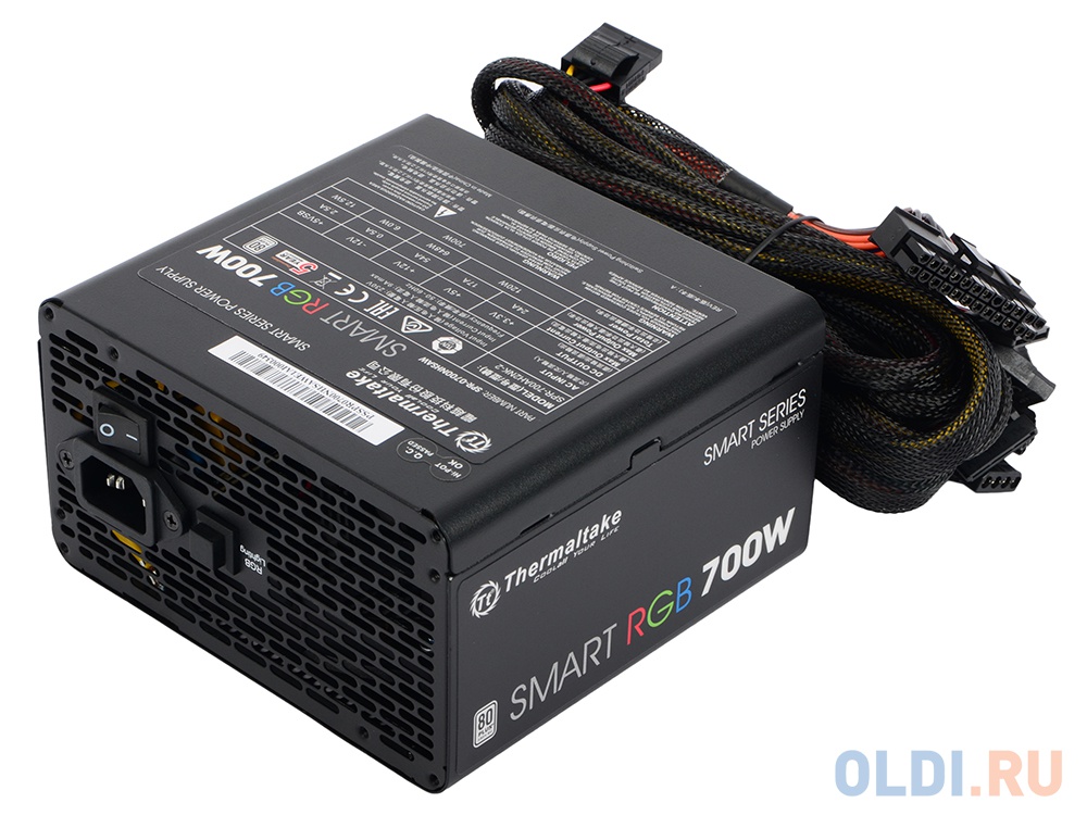 Блок питания Thermaltake Smart RGB 700 80+ 700 Вт в Москвe