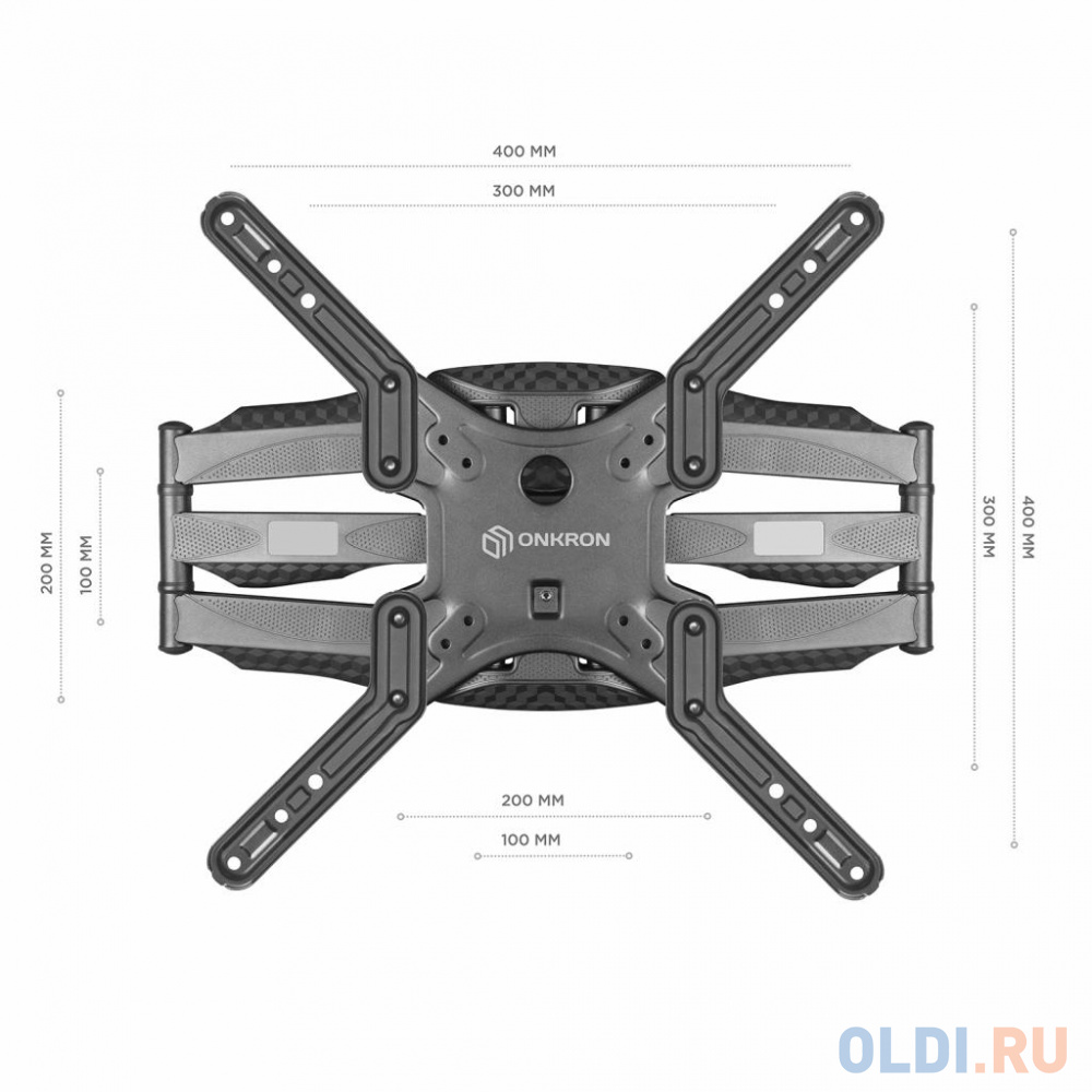 Кронштейн для телевизора Onkron M5 черный 32"-70" макс.36.4кг настенный поворот и наклон в Москвe