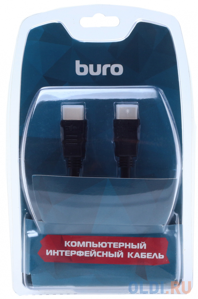 Кабель HDMI 3м BURO BHP RET HDMI30-2 круглый черный в Москвe