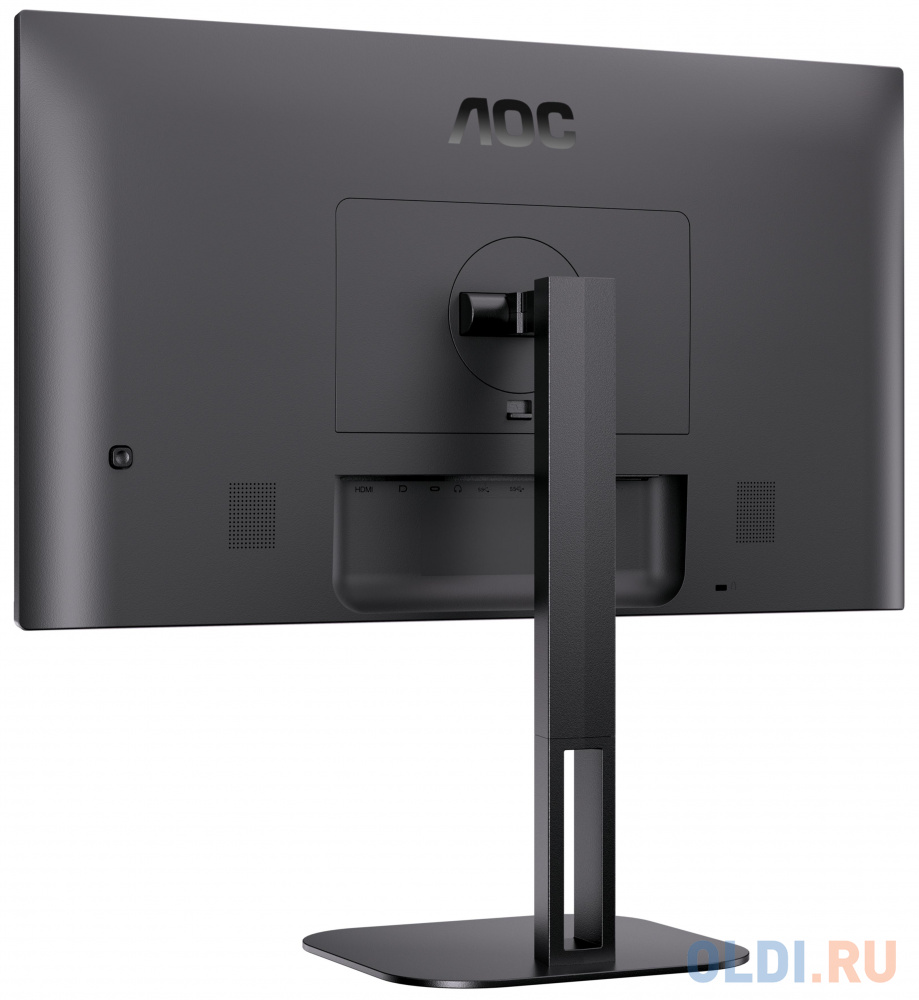 МОНИТОР 23.8" AOC 24V5C Black с поворотом экрана (IPS, 1920x1080, 75Hz, 1 ms, 178°/178°, 300 cd/m, 20M:1, +HDMI, +DP)