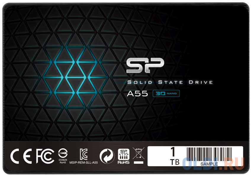 Накопитель SSD Silicon Power SATA III 1Tb SP001TBSS3A55S25 Ace A55 2.5&quot;