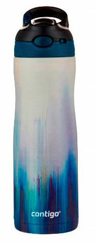 Термос-бутылка Contigo Ashland Couture Chill, 0.59л, белый/синий (2127678)