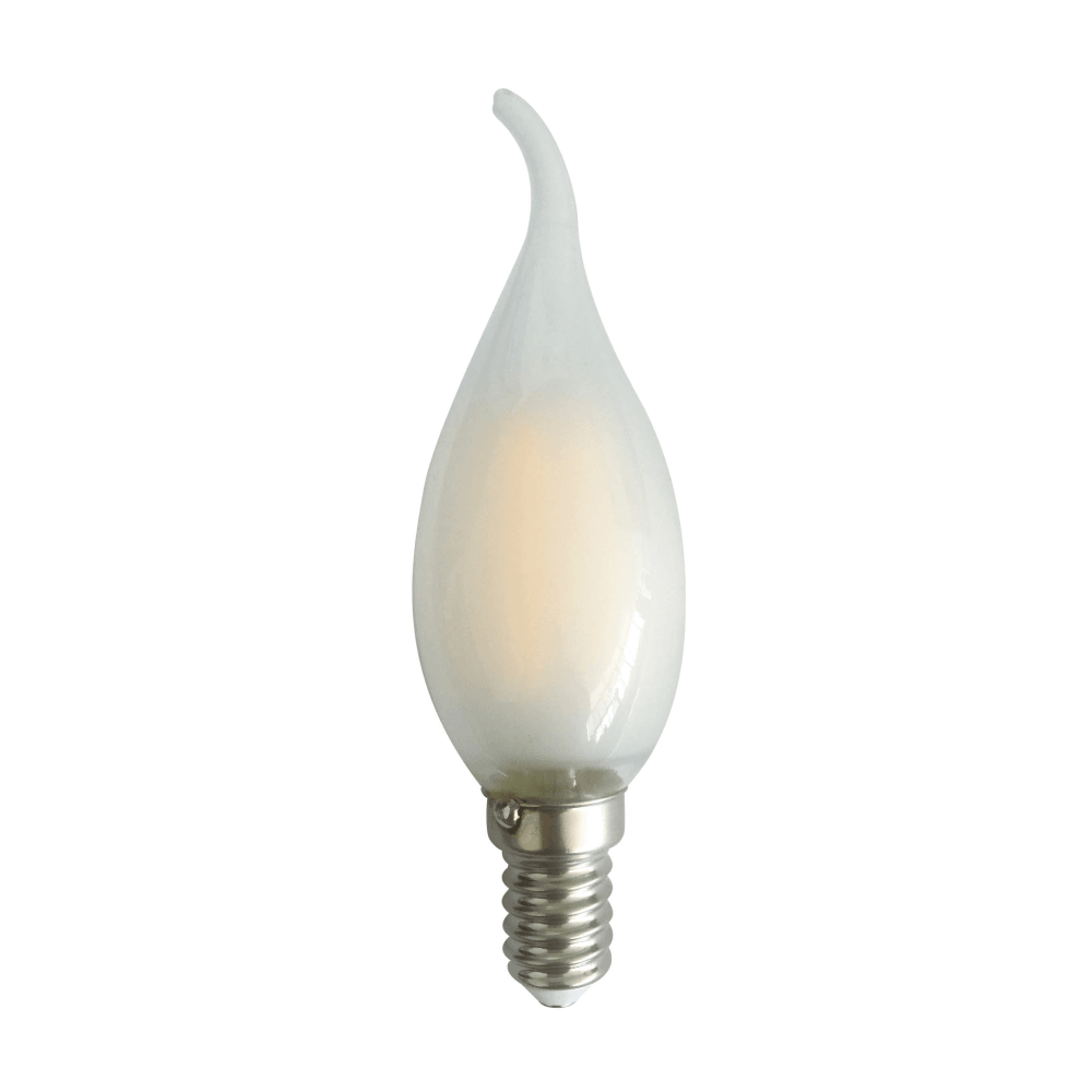 Лампа светодиодная E14 свеча на ветру, 5Вт, 4500K / белый, 515лм, филаментная, THOMSON Filament (TH-B2139)