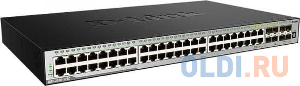 Коммутатор/ DGS-3630-52TC/A1ASI,DGS-3630-52TC/*SI Managed L3 Stackable Switch 44x1000Base-T, 4x10GBase-X SFP+, 4xCombo 1000Base-T/SFP, Surge 6KV, CLI, в Москвe