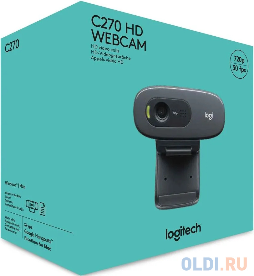 Камера HD WEBCAM C270 960-000999 LOGITECH