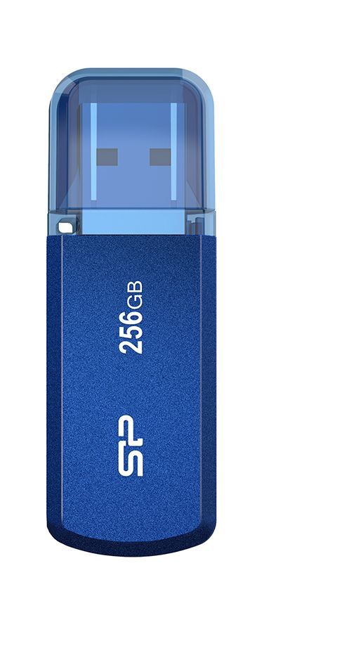 Флешка 256Gb Silicon Power Helios 202, USB 3.2, Голубой (SP256GBUF3202V1B) в Москвe