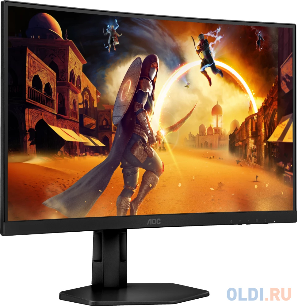 Монитор 27&quot; AOC CQ27G4X Black  (VA, изогнутый, 2560x1440, 180Hz, 0.5 ms, 178°/178°, 300 cd/m, 80M:1, +2xHDMI 2.0, +DisplayPort 1.4)