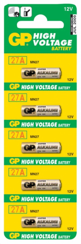 Батарейка GP Super Alkaline 27A MN27 (5шт.)