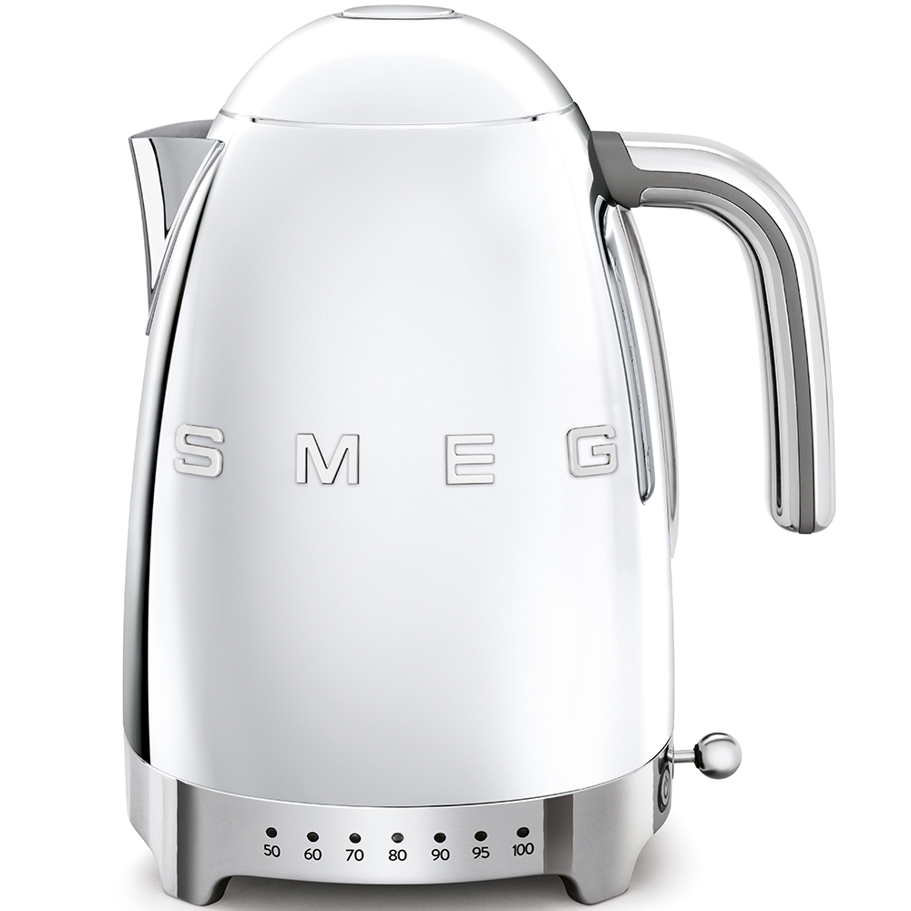 Чайник SMEG стиль 50-х гг KLF04SSEU 1.7л. 2.4 кВт, нержавеющая сталь, серебристый (KLF04SSEU) в Москвe