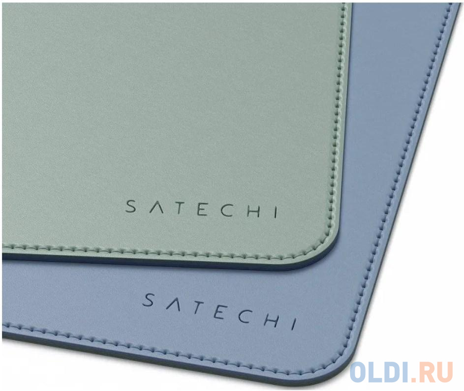 Коврик Satechi Dual Side ECO-Leather Deskmate. Цвет: Синий/зеленый