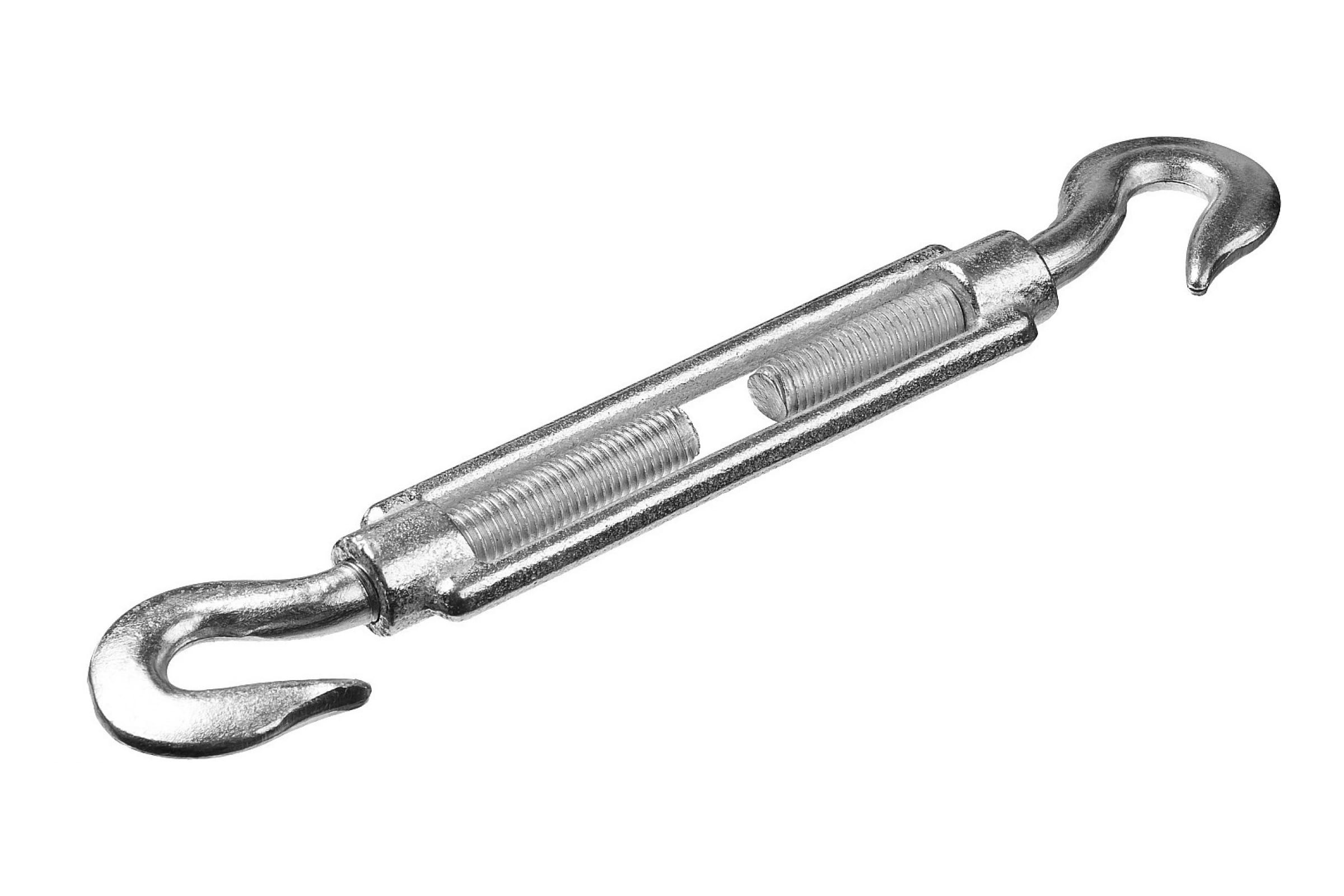 Талреп крюк-крюк оцинкованная сталь, оцинковка, M20, 20 см, DIN 1480, STAYER 30525-20