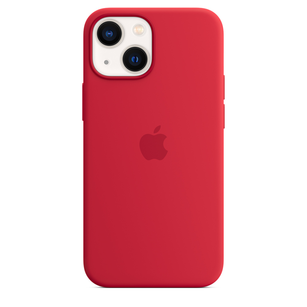 Чехол-накладка Apple MagSafe Silicone Case для смартфона Apple iPhone 13 mini, силикон, красный (MM233ZE/A)