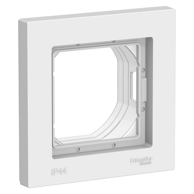 Рамка 1-м ATLAS DESIGN AQUA IP44 бел. SchE ATN440101