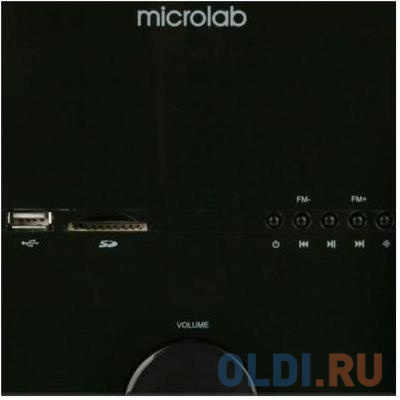 Колонки Microlab M700U 2,1 дерево, чёрные, (46W RMS) USB, SD, FM в Москвe