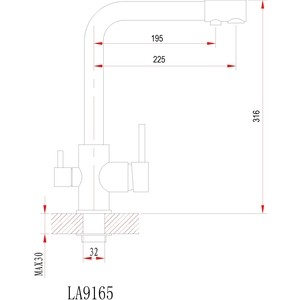 Кухонная мойка и смеситель Granula ST-5803, GR-2015 черный