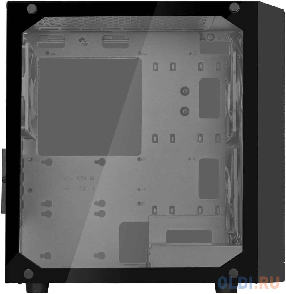 Корпус microATX SilverStone Precision Без БП чёрный