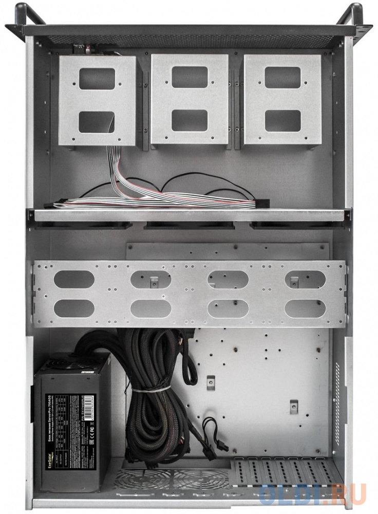 Серверный корпус ExeGate Pro 4U650-18 <RM 19", высота 4U, глубина 650, БП 1200RADS, USB> в Москвe