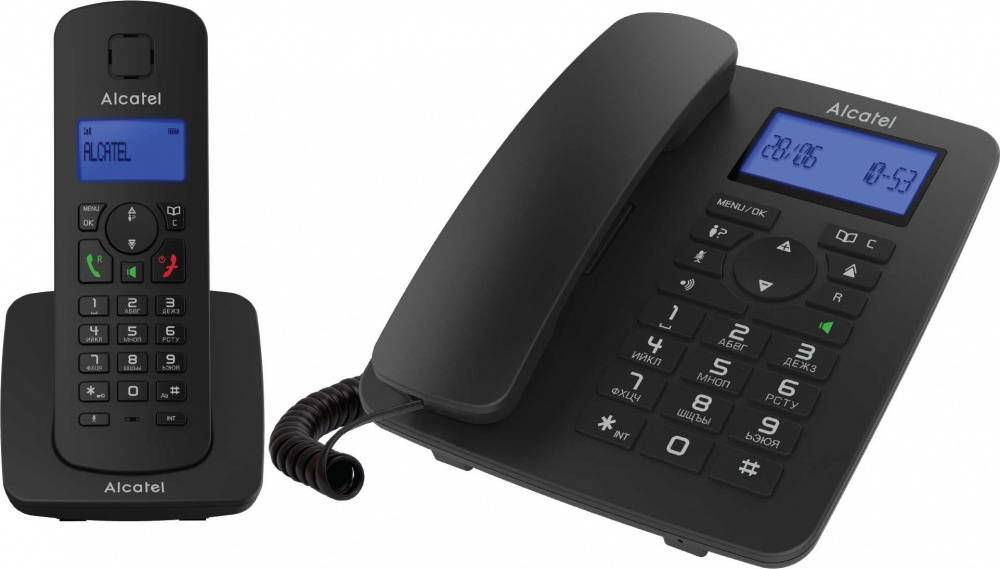 Телефон Alcatel M350 Combo RU черный (atl1421262)