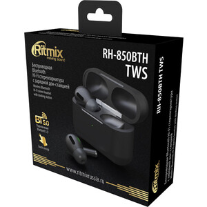 Наушники Ritmix RH-850BTH TWS black в Москвe