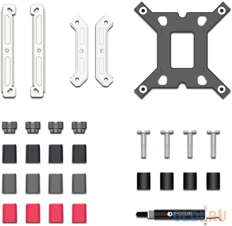 Устройство охлаждения(кулер) ID-Cooling Frozn A620 ARGB Wh Soc-AM5/AM4/1151/1200/2066/1700 4-pin Al+Cu 270W 1200gr LED Ret в Москвe