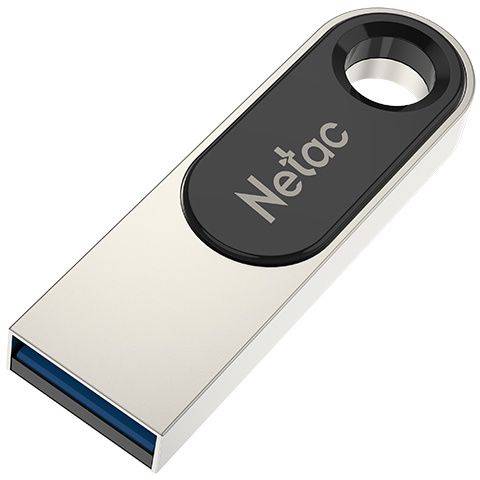 Флешка Netac U278 64ГБ USB3.0 серебристый/черный (NT03U278N-064G-30PN)