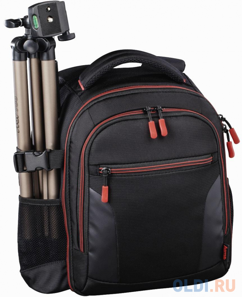 Рюкзак для зеркальной фотокамеры Hama Miami 150 черный/красный