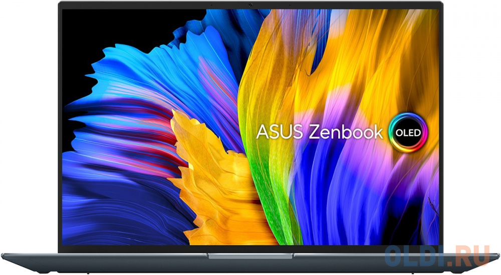 Ноутбук/ ASUS UX5401ZA-KN205X Touch 14"(2880x1800 OLED 16:10)/Touch/Intel Core i7 12700H(2.3Ghz)/16384Mb/512PCISSDGb/noDVD/Int:Intel Iris Xe Grap