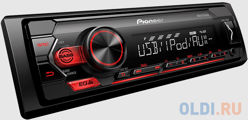 Автомагнитола Pioneer MVH-S125UI 1DIN 4x50Вт