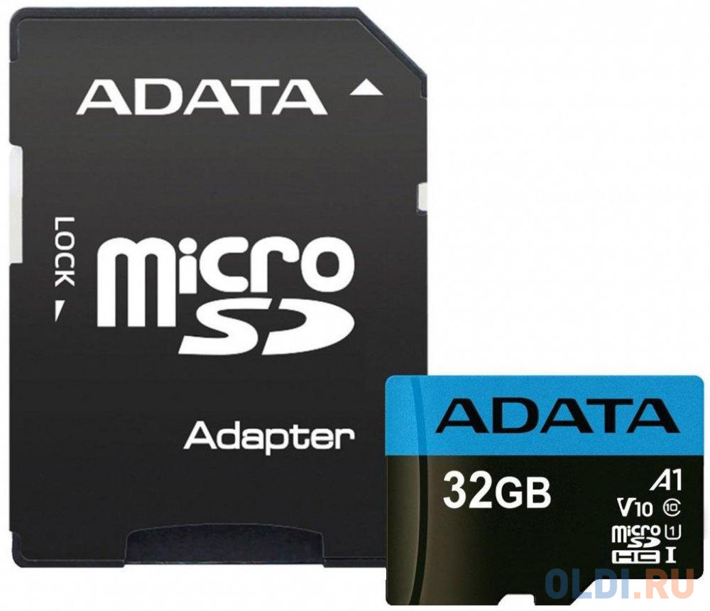 Карта памяти microSDHC 32Gb A-Data Premier AUSDH32GUICL10A1-RA1 в Москвe