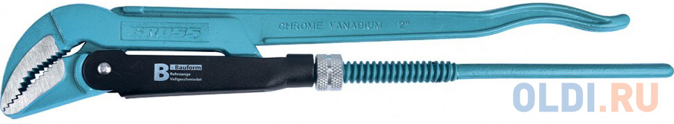 Ключ GROSS 15624  трубный рычажный №4 3 цельнокованый crv тип b